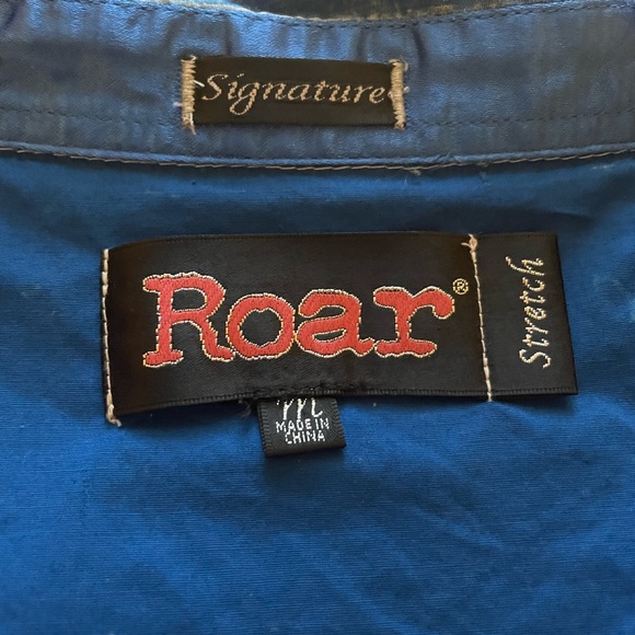 ROAR Embroidered Embellished Fitted Shirt - Picture 10 of 11